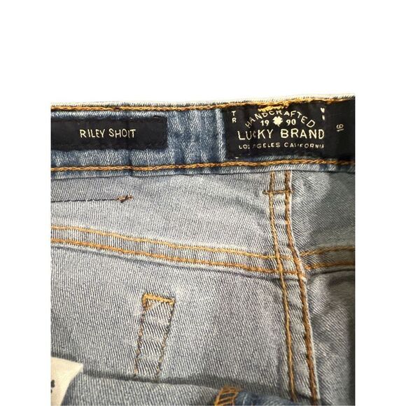 Lucky Brand flamingos pineapple watermelon embroidered jeans  shorts - Picture 7 of 14